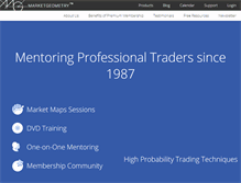Tablet Screenshot of marketgeometry.com
